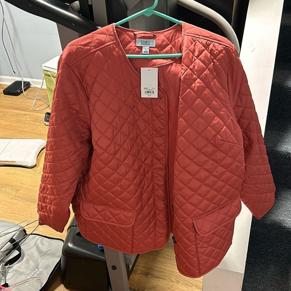 Brand new Croft and Barrow jacket.  Great for dressy or casual